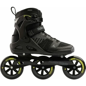 Rollerblade Macroblade 110 3WD Patine în linie Negru/Lămâie verde 42,5