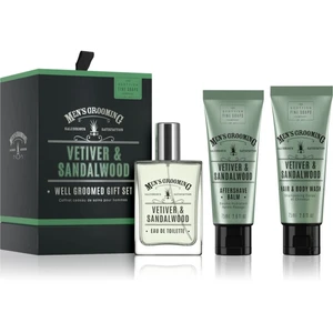 Scottish Fine Soaps Well Groomed Gift Set Vetiver & Sandalwood darčeková sada pre mužov