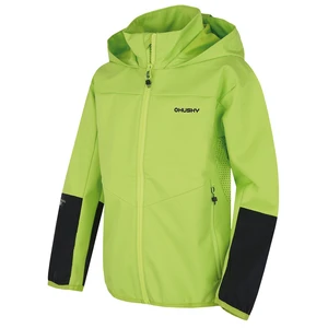 Husky  Sonny K jasno zelená, 164 Detská softshell bunda
