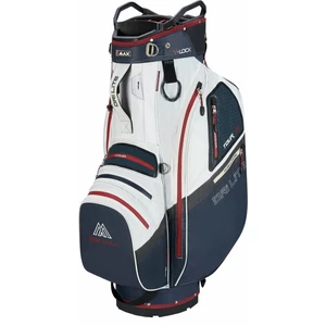 Big Max Dri Lite V-4 Cart Bag Blueberry/White/Merlot Sac de golf