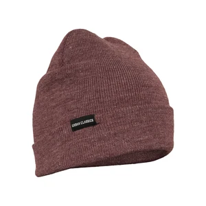 Basic Flap Beanie burgundy melange