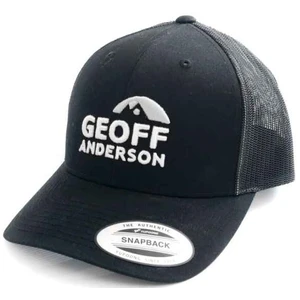 Geoff andreson šiltovka snapback sieťová s logem čierna