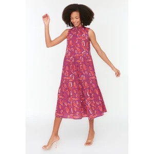 Női ruha Trendyol Multi-color patterned