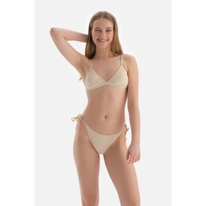 Dagi Ecru Spaghetti Bikini Bottom