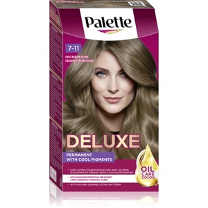 Schwarzkopf Palette Deluxe permanentná farba na vlasy odtieň 7-11 Cool Medium Blond 1 ks