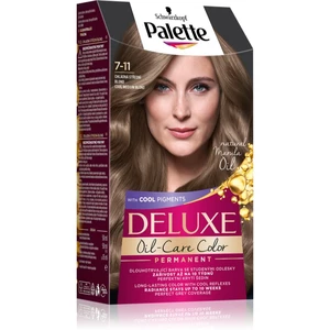 Schwarzkopf Palette Deluxe permanentní barva na vlasy odstín 7-11 Cool Medium Blond 1 ks