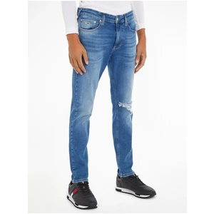 Blue Mens Slim Fit Jeans Tommy Hilfiger Scanton Y - Men