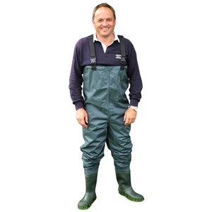 Shakespeare prsačky sigma nylon pvc vhest wader cleated sole-veľkosť 10