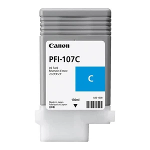 Canon PFI-107C, 6706B001 azurová (cyan) originální cartridge