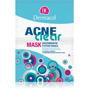 Dermacol Acneclear pleťová maska pre problematickú pleť, akné 2x8 g