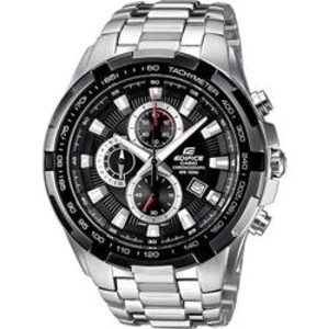 Náramkové hodinky Casio EF-539D-1AVEF, (d x š x v) 53.5 x 48.5 x 11.5 mm, stříbrná, černá