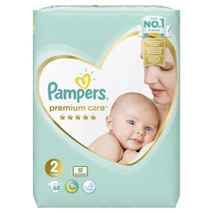 PAMPERS Plienky Premium Care 2 MINI 4-8kg 68 ks