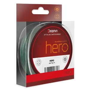 Delphin splétaná šňůra hero-průměr 0,12 mm / nosnost 8,2 kg / návin 1000 m