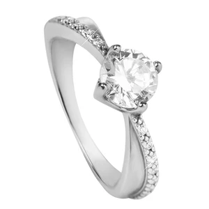 Brilio Silver Strieborný zásnubný prsteň 426 001 00533 04 54 mm