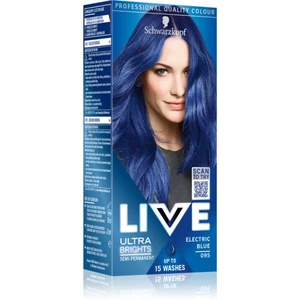 Schwarzkopf LIVE Ultra Brights or Pastel semi-permanentní barva na vlasy odstín 095 Electric Blue