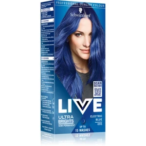 Schwarzkopf LIVE Ultra Brights or Pastel semi-permanentná farba odtieň 095 Electric Blue