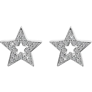 Hot Diamonds Stříbrné hvězdičkové náušnice Micro Bliss DE554