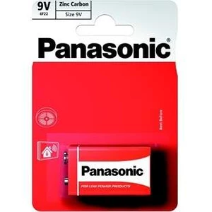 Batérie zinkovo-uhlíková Panasonic 9V, 6F22, blistr 1 ks...