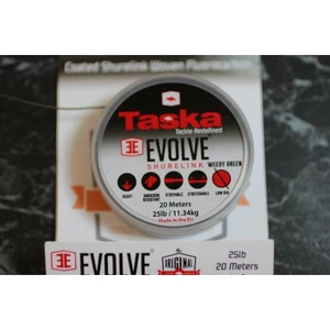 Taska evolve shurelink náväzcová šnúrka s poťahom green 20m-nosnost 35 lb