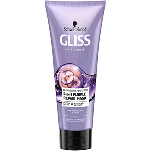 Schwarzkopf Gliss Blonde Hair Perfector regenerační maska na vlasy pro zesvětlené nebo melírované vlasy 200 ml