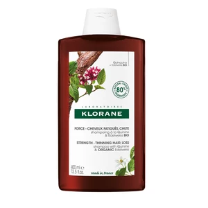 Klorane Chinin & Bio Protěž Alpská posilující šampon proti vypadávání vlasů 400 ml