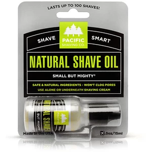 Pacific Shaving Pánský přírodní olej na holení 15 ml