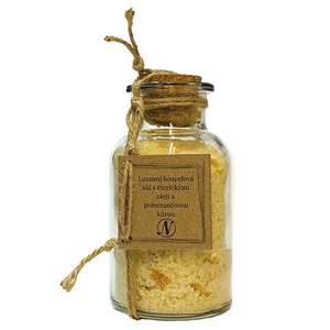 Nikoleta-Maria Luxusní koupelová sůl s éterickými oleji a pomerančovou kůrou 300 g