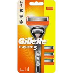 Gillette Holicí strojek Gillette Fusion Manual + 4 hlavice