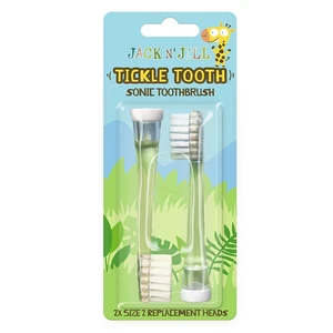 Jack N’ Jill Tickle Tooth náhradní hlavice pro zubní kartáček Tickle Tooth 2 ks