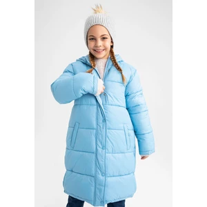 DEFACTO Hooded Fleece Lined Coat