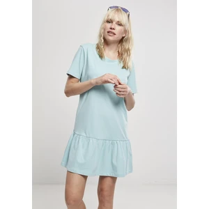 Ladies Valance Tee Dress Seablue