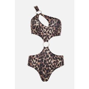 Kąpielówki damskie Trendyol Leopard print