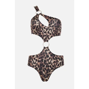 Női fürdőruha Trendyol Leopard print