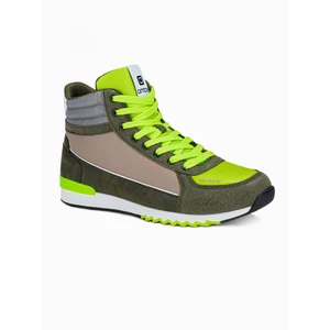 Pánské sneakers boty T358 - khaki