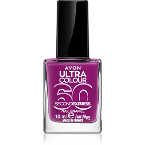 Avon Ultra Colour 60 Second Express rychleschnoucí lak na nehty odstín Grape Escape 10 ml