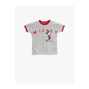 Koton Baby Boy Mickey Mouse Licencjonowana koszulka Bawełniana