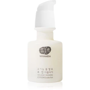 WHAMISA Organic Flowers Lotion Double Rich osviežujúce hydratačné pleťové mlieko 33,5 ml