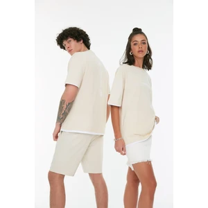 Trendyol T-Shirt - Beige - Regular fit
