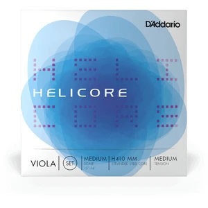 D'Addario H410 MM Helicore Vla Set Medium Med Cordes pour instruments à cordes