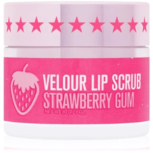 Jeffree Star Cosmetics Velour Lip Scrub cukrový peeling na pery Strawberry Gum 30 g