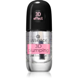 Essence 3D Plumping gelový vrchní lak na nehty 8 ml