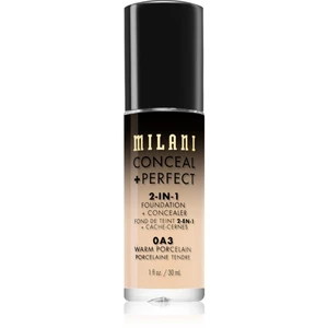 Milani Conceal + Perfect 2-in-1 Foundation And Concealer make-up 0A3 Warm Porcelain 30 ml