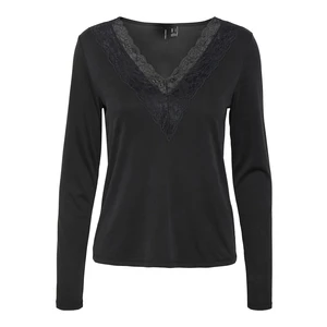 Vero Moda Dámske tričko VMPHINE 10270480 Black XS