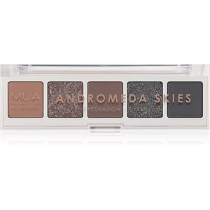 MUA Makeup Academy Professional 5 Shade Palette paletka očných tieňov odtieň Andromeda Skies 3,8 g