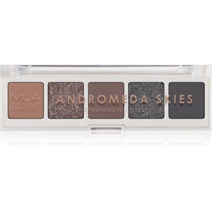 MUA Makeup Academy Professional 5 Shade Palette paletka očných tieňov odtieň Andromeda Skies 3,8 g