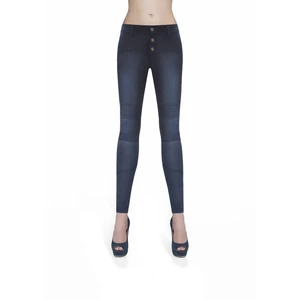 Bas Bleu Women's AVRIL denim pants hand-wiped with stitching