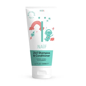 Naif Kids Shampoo & Conditioner šampon a kondicionér 2 v 1 pro děti 200 ml