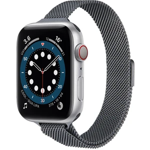 4wrist Ocelový milánský tah pro Apple Watch - Space Grey 42/44/45/49 mm