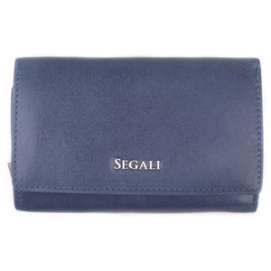 SEGALI Dámská kožená peněženka 7074 S indigo