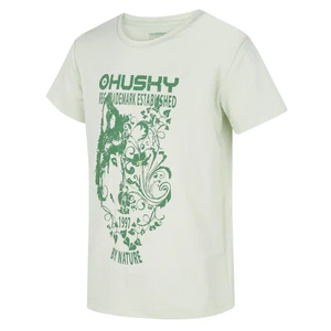 Children's functional T-shirt HUSKY Tash K light green